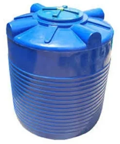 Blue water tank