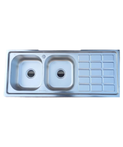 Double Bowl Single Drain Kitchen Sink