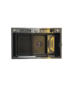 Smart Kitchen Sink Honey Comb (Satin / Gun Grey)