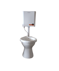 P-Trap Toilet + Top Flush Cistern (Plastic)