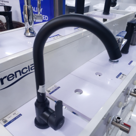 Black Single-Lever Kitchen Mixer Tap (8503-H)