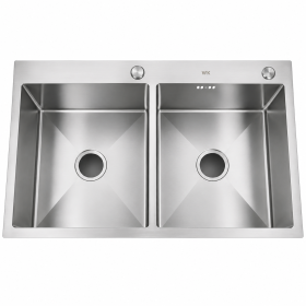 Double Bowl Stainless Steel Kitchen Sink (KA 8245)