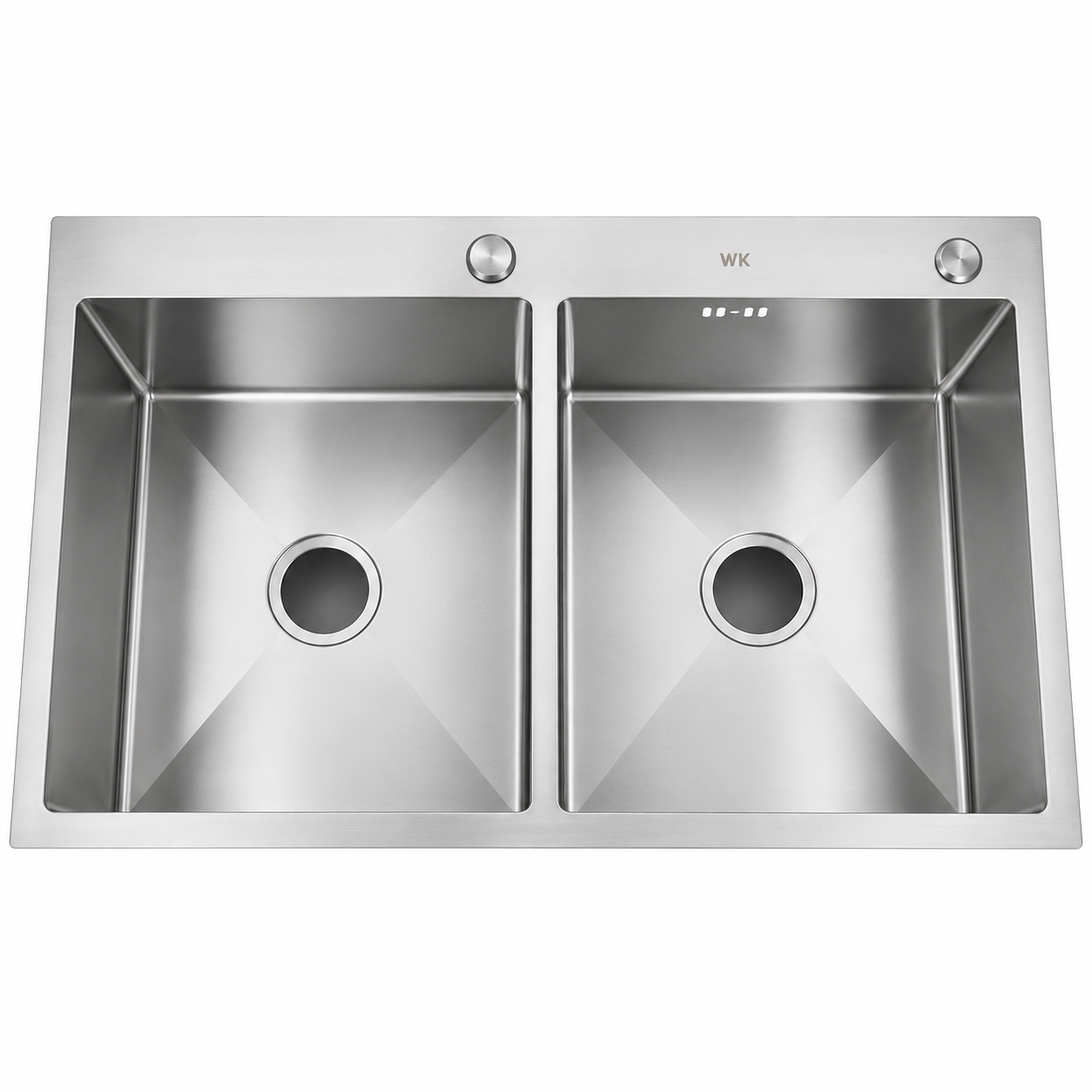 1 (2) Double Bowl Stainless Steel Kitchen Sink (KA 8245) - Image 1