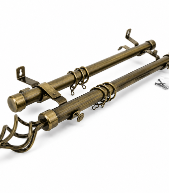 curtain rods - antique