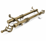 curtain rods - brass